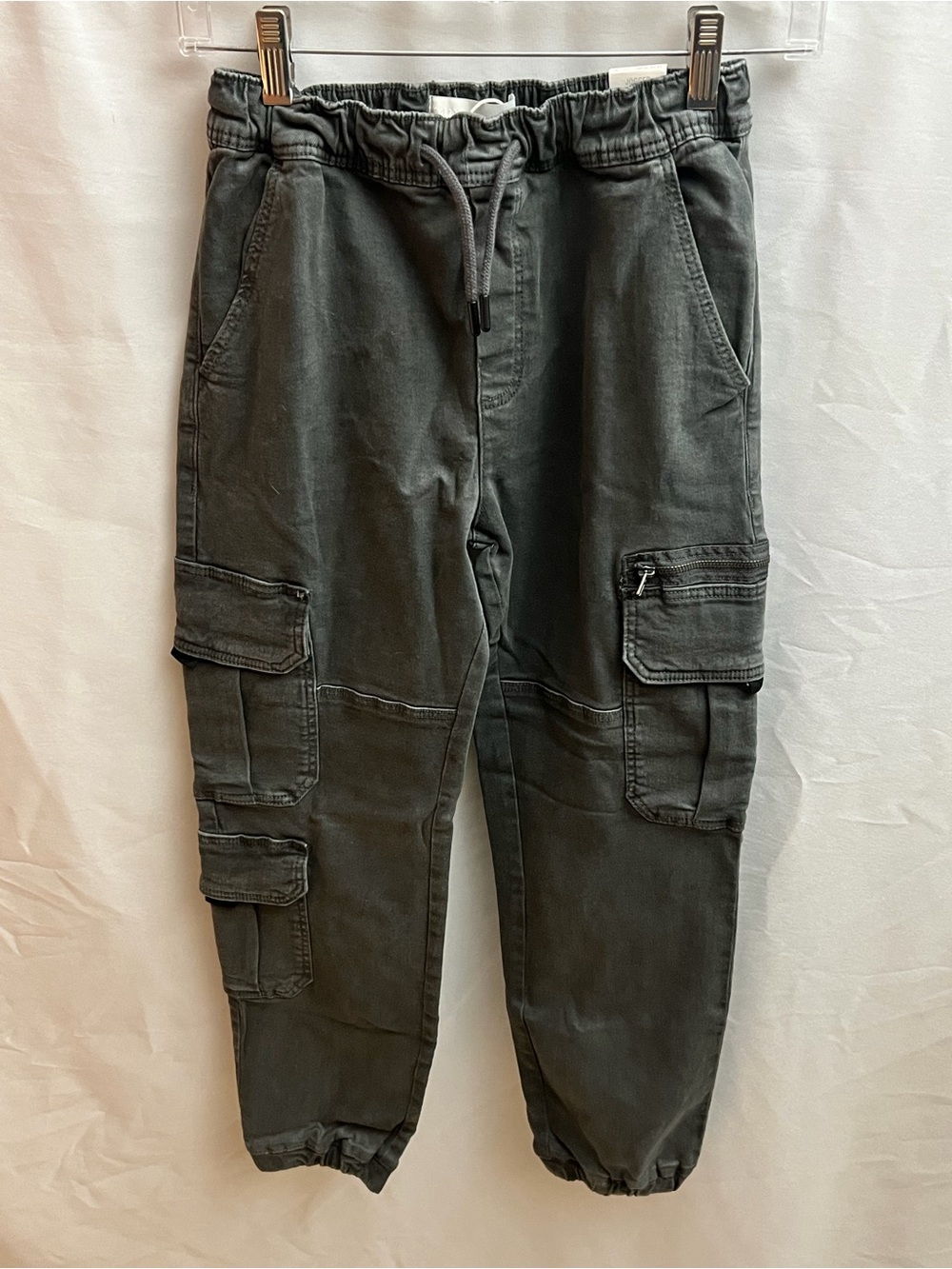Zara Kids Cargo Jogger Pants – Gray – Size 11-12 Years / 152 CM – NWT